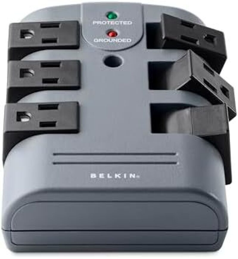 Belkin 6-Outlet Rotating Surge Protector – $19.49 Deal