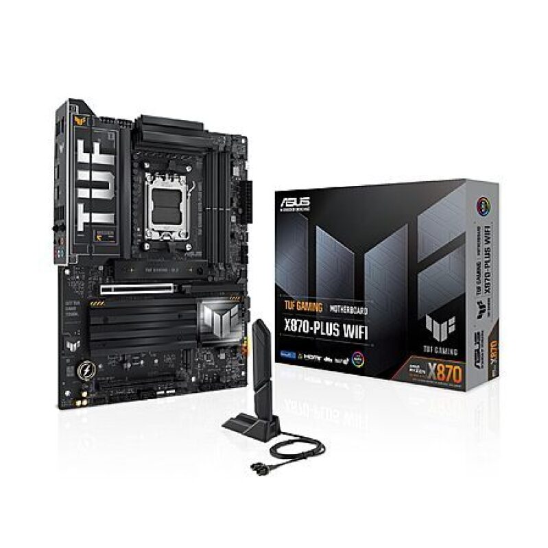 ASUS TUF Gaming X870-PLUS WiFi Motherboard – $170 Deal, AI-Ready Power