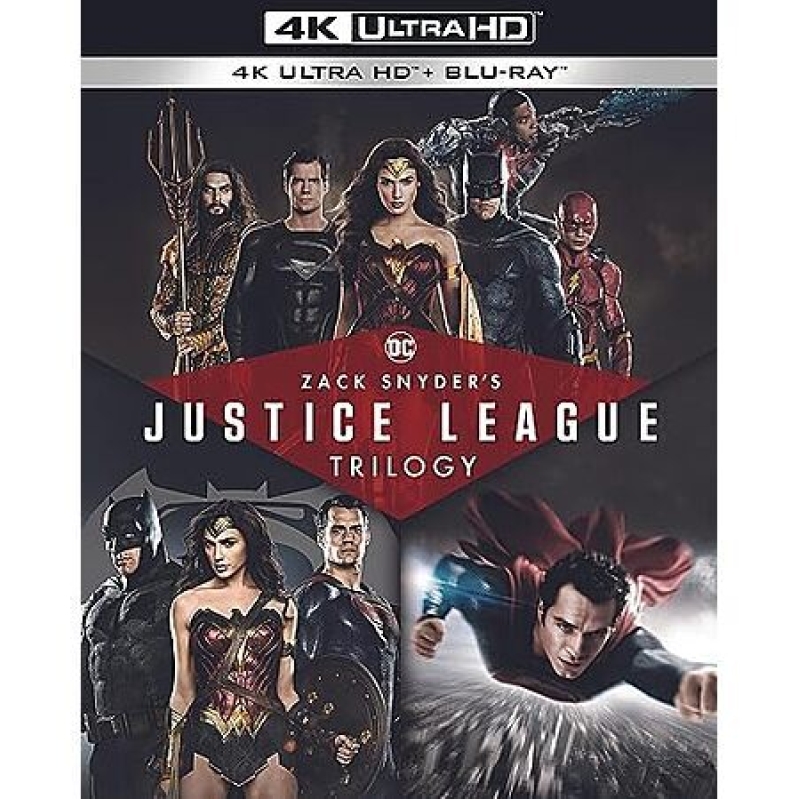 Zack Snyder's Justice League Trilogy 4K Ultra HD Blu-ray – 51% Off