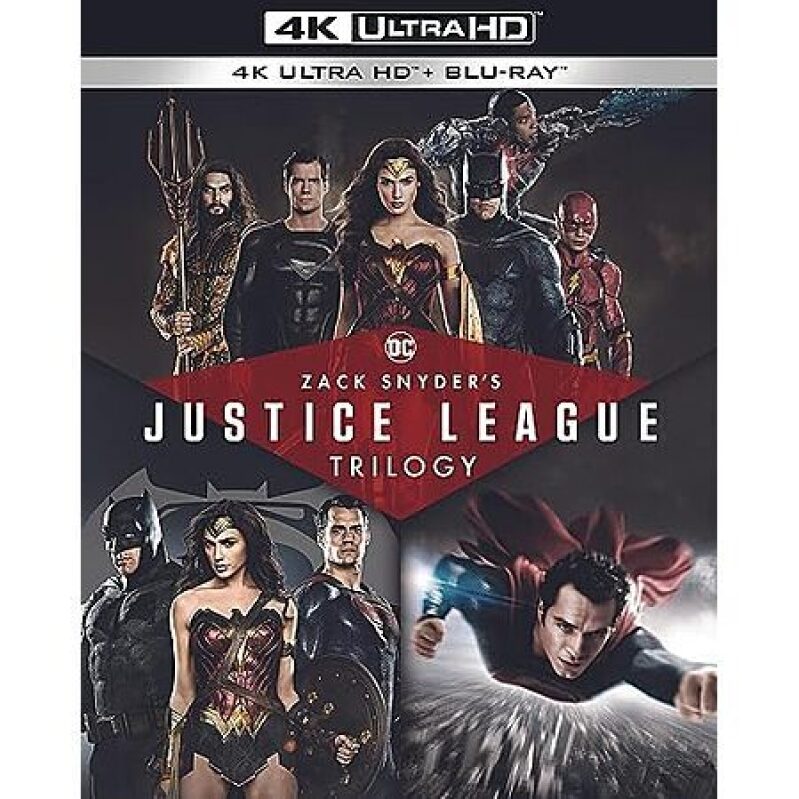 Zack Snyder's Justice League Trilogy 4K Ultra HD Blu-ray – 51% Off