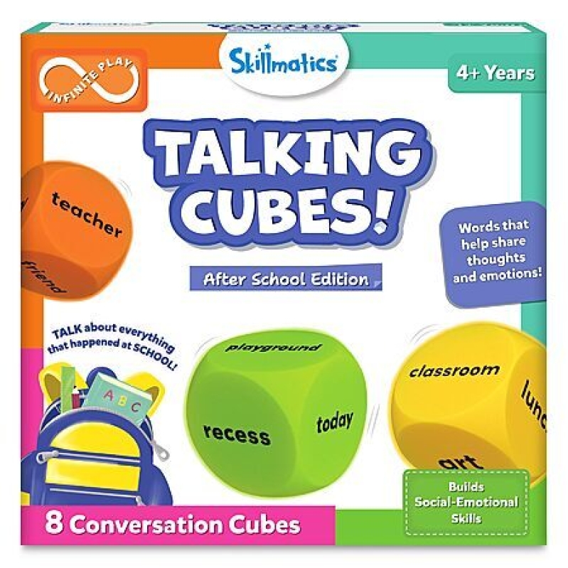 Skillmatics Conversation Cubes – 8 Foam Cards for SEL – Only $4.99