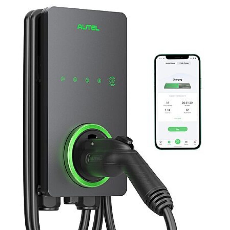 Autel 50A Smart EV Charger – 25‑Foot Cable, Wi‑Fi & Bluetooth – $398 Deal