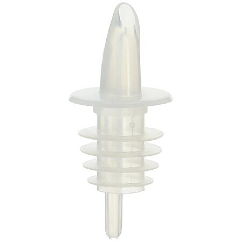 Winco Free Flow Pourers – Clear, 12-Pack – Medium for Syrup, Liquor & Soap – $3.06