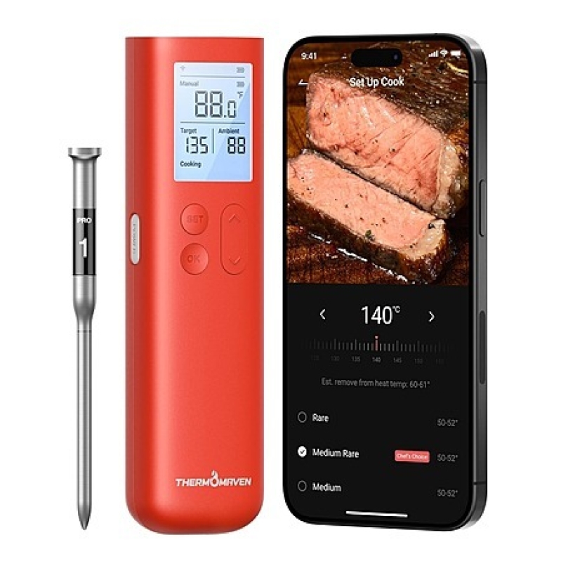 ThermoMaven G1 Smart Bluetooth Meat Thermometer – $30 + Free Prime Shipping