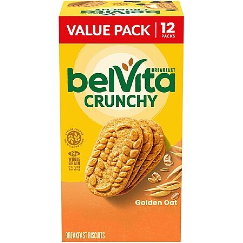 belVita Golden Oat Breakfast Bars – 12‑Pack Value Pack with 25% Coupon