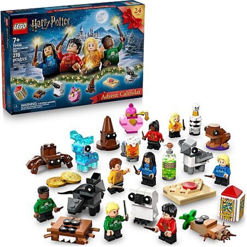 LEGO Harry Potter Advent Calendar 2025 – 278 Pieces + 8 Minifigures for $24