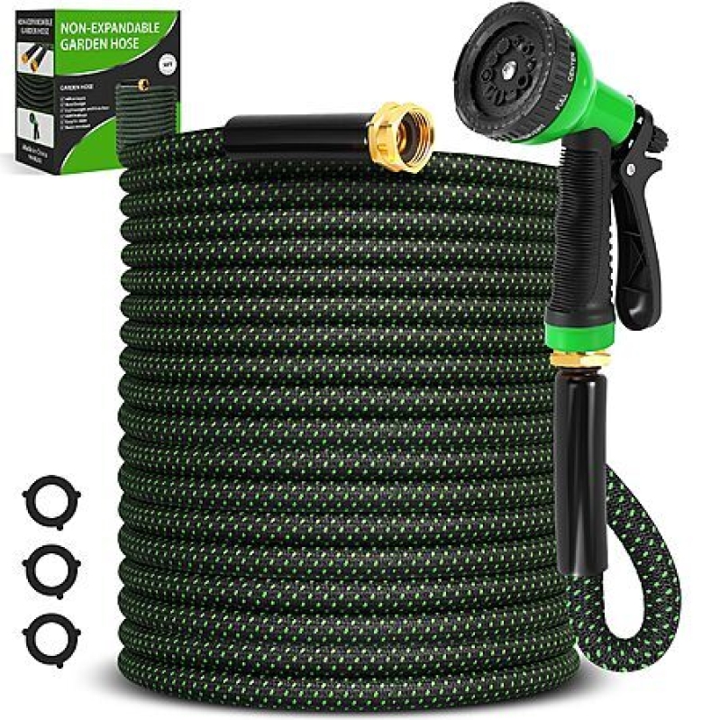 50-ft Kink-Free Garden Hose + Nozzle – $17.99 Deal