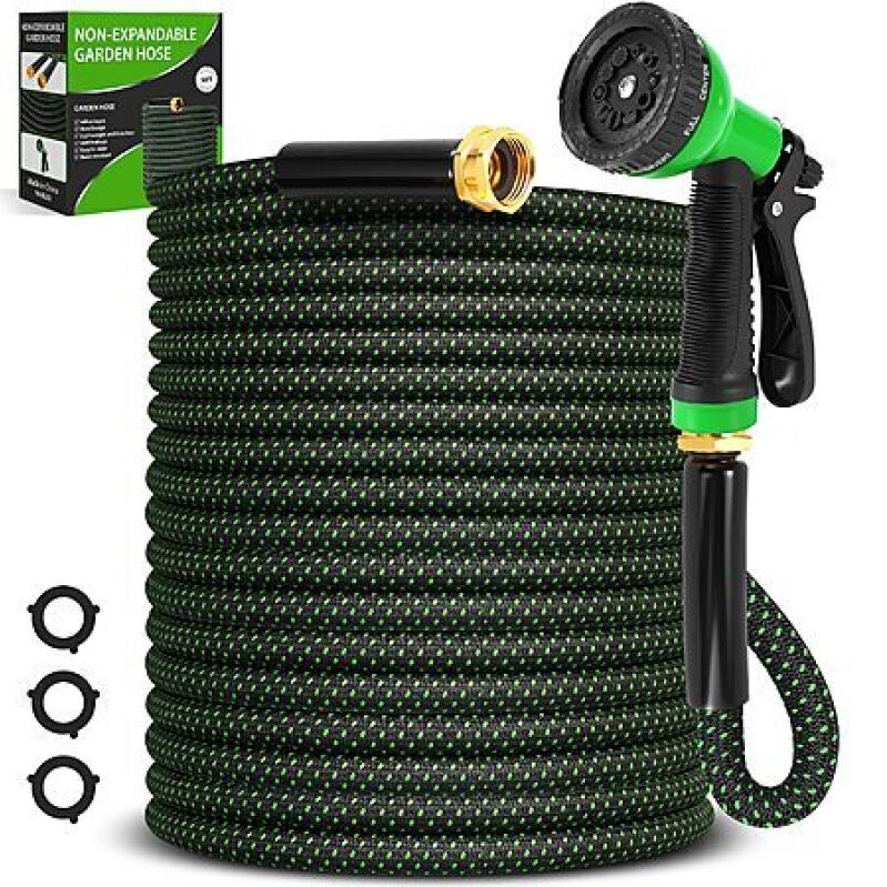 50-ft Kink-Free Garden Hose + Nozzle – $17.99 Deal