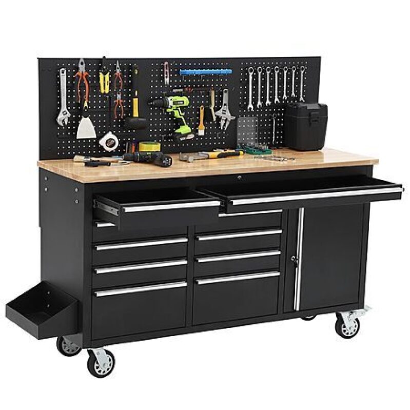Deal: 61‑Inch Rolling Tool Chest with Power Strip – Heavy‑Duty Mobile Workbench for $699.99