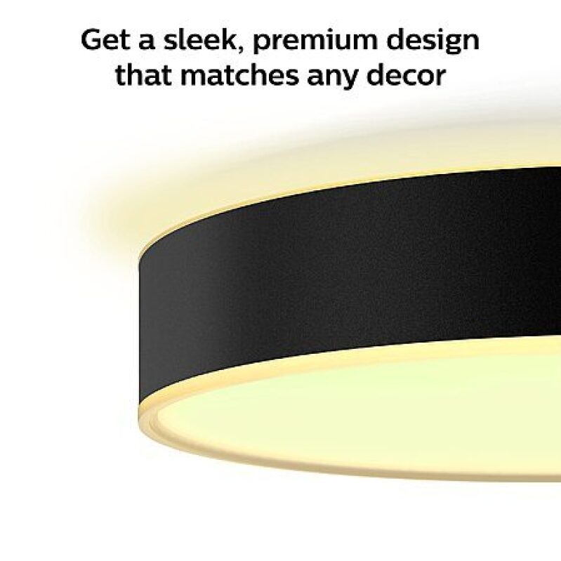 Philips Hue Enrave Large Ceiling Lamp – Smart White Ambiance Light – $230.99