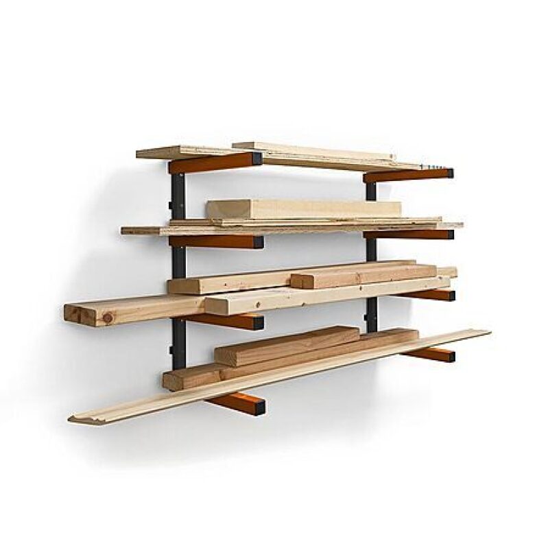 Bora 4‑Shelf Wood Rack – $23.91 Free Shipping Deal