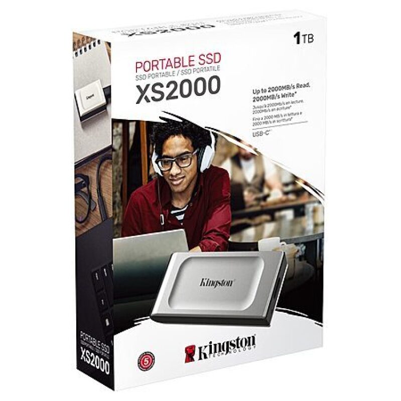 Kingston XS2000 1TB Portable SSD – 2000 MB/s Speed, Pocket‑Sized, $149.99 Deal
