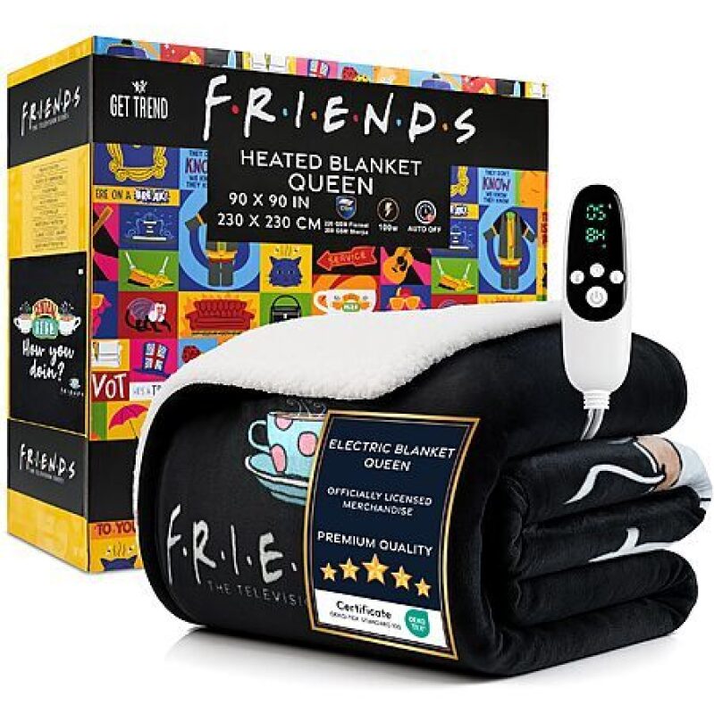 Friends TV Show Heated Blanket – Queen, Electric – $39.89 Deal