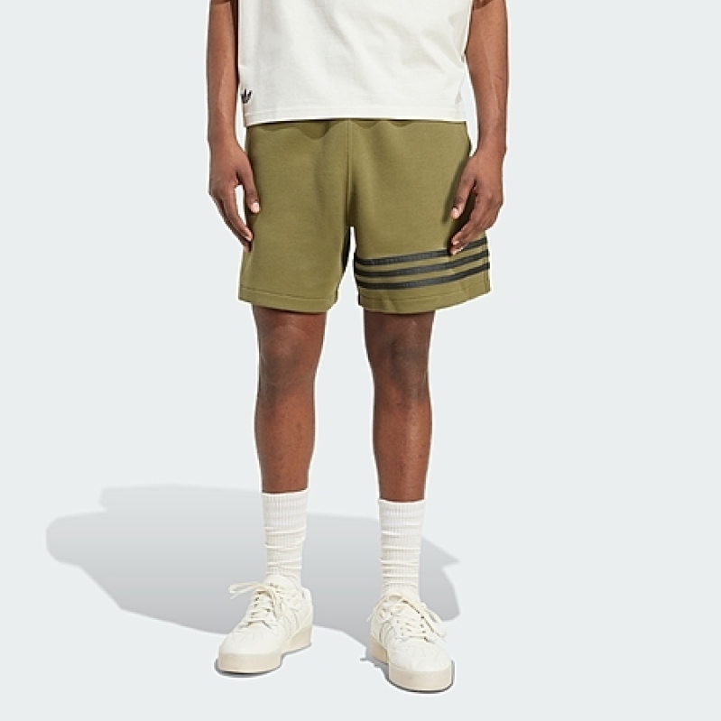adidas Men's Neuclassics Shorts (Focus Olive) – $16.20 + Free Shipping