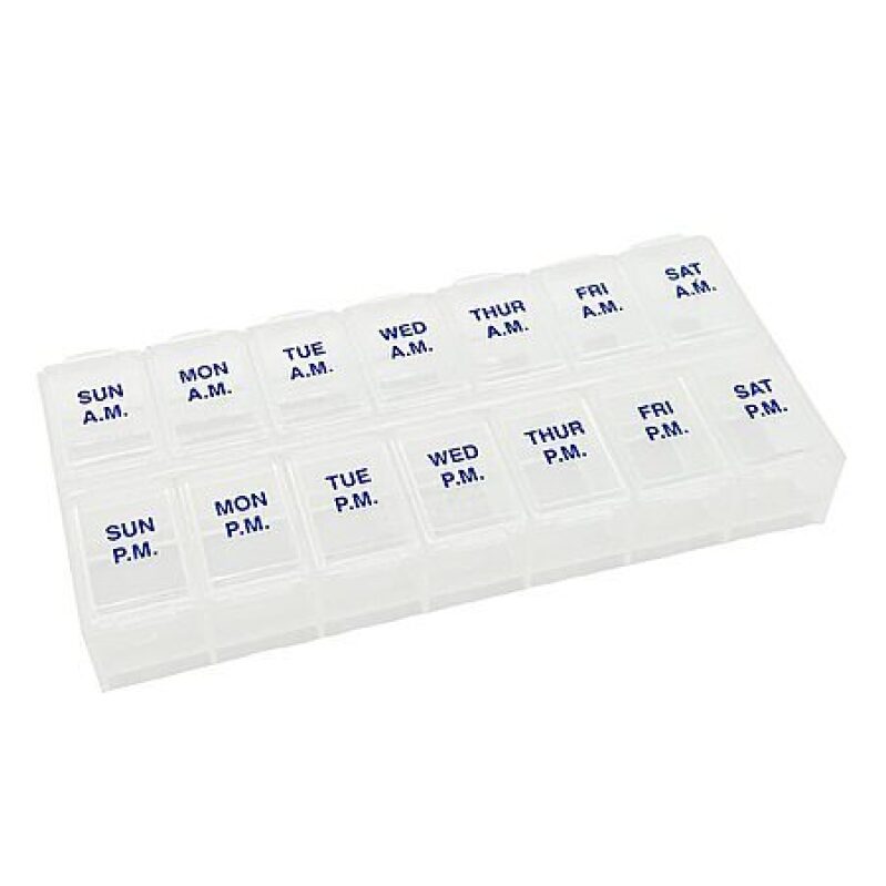Ezy Dose 7-Day AM/PM Pill Organizer – $3.19 Deal, Portable Daily Med Case