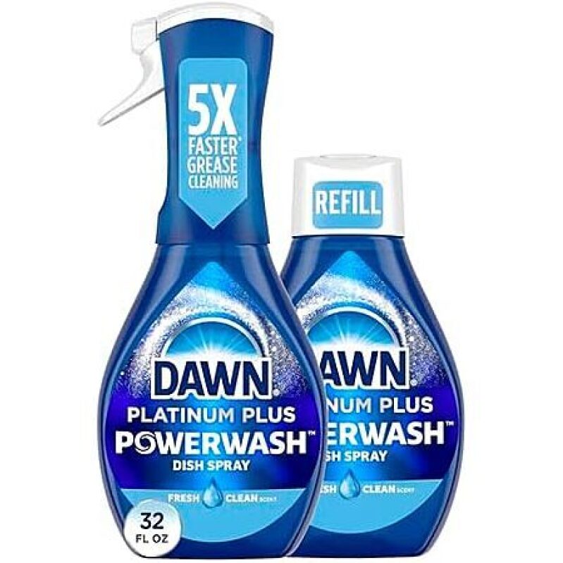 Dawn Powerwash 32‑oz Spray Kit – Starter + Refill for $6.33 (20% Off Coupon)