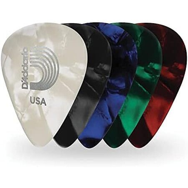 D'Addario Celluloid Guitar Picks – 25 Pack Heavy 1mm – 55% Off
