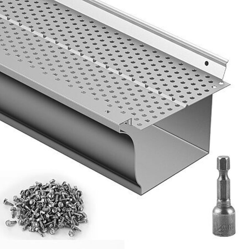 VEVOR 26-Piece Aluminum Gutter Guard – 5