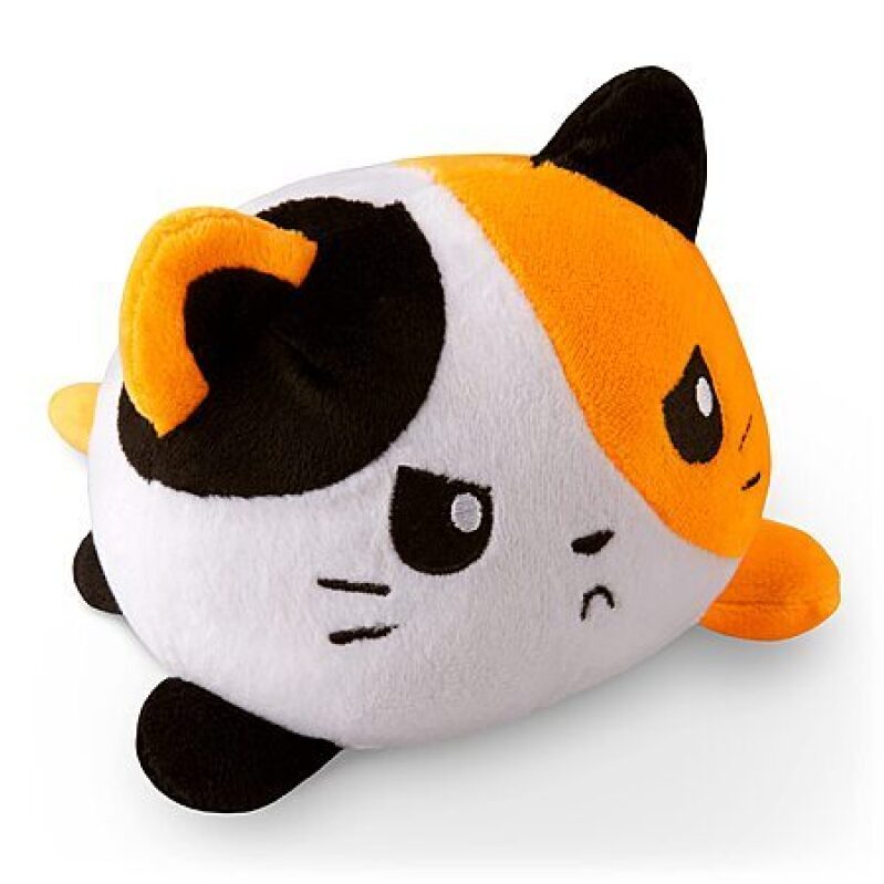 4‑Inch Reversible Cat Plushie – Flip‑Side Mood Toy for $6 (Free Prime Shipping)