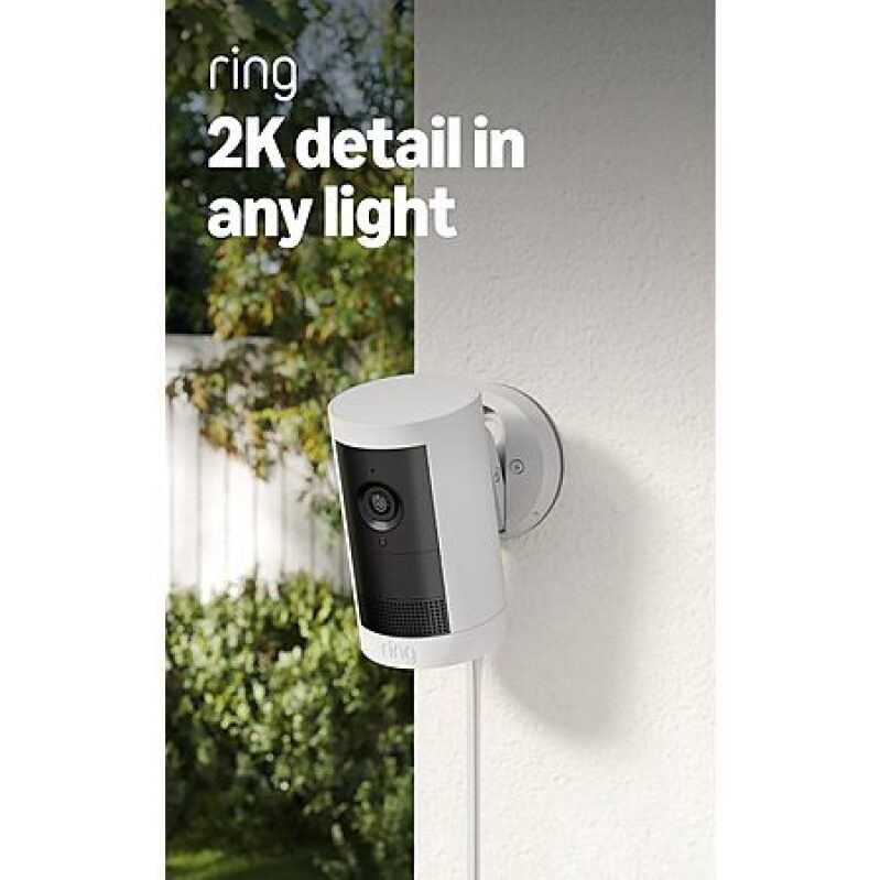 Ring Outdoor 2K Plug‑In Cam Plus – $59.99 + Free Shipping