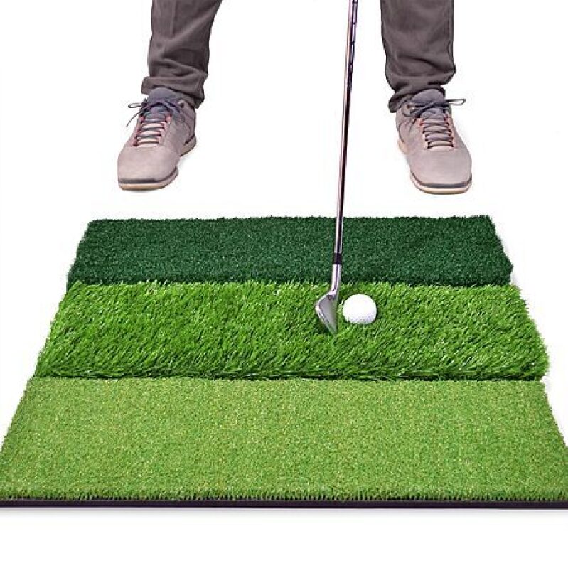 GoSports Tri-Turf XL Golf Hitting Mat – 24