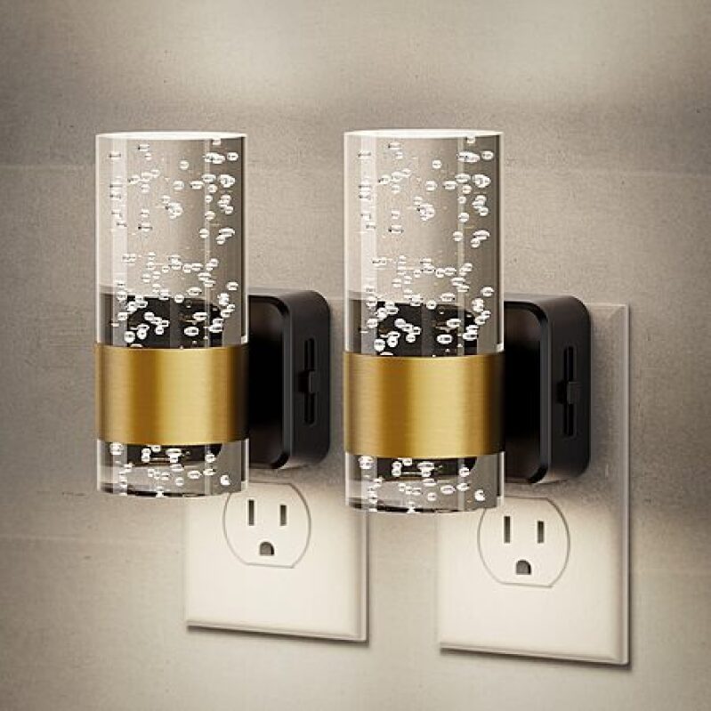 2-Pack JandCase Dimmable LED Wall Plug Night Lights – Sensor‑Enabled, $9.99 Deal