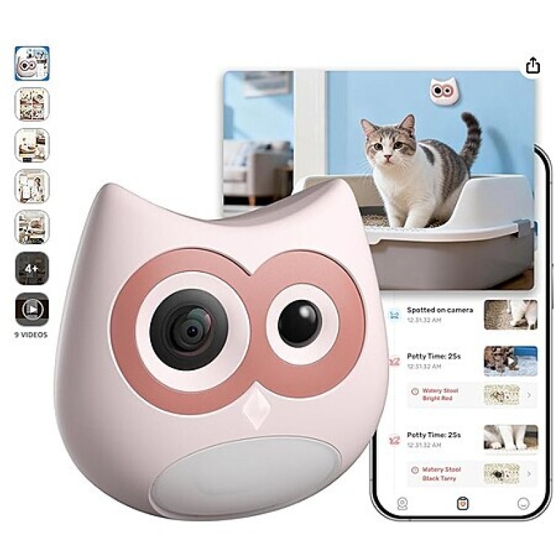 SiiPet LitterLens AI Cat Litter Box Camera – Health Alerts & Multi‑Cat Support – $50.99