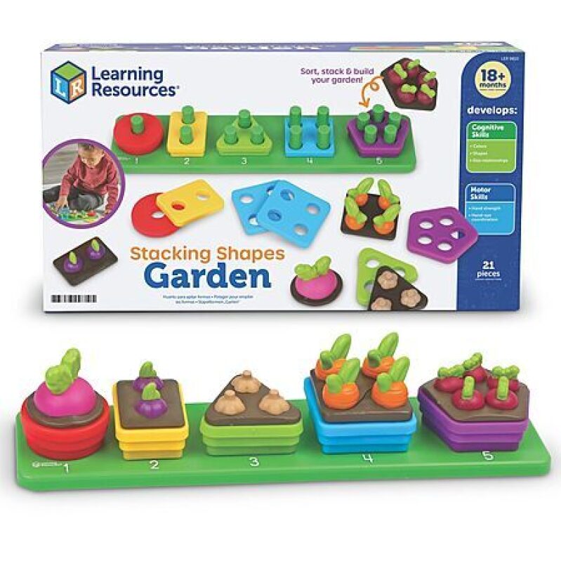 21-Piece Learning Resources Garden Shape Sorter – $12 Deal