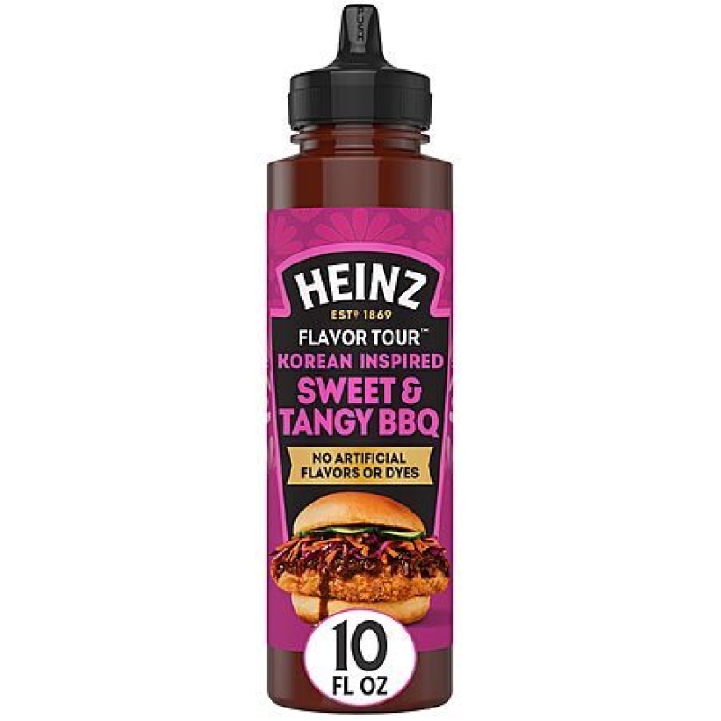 Heinz Korean-Inspired Sweet & Tangy BBQ Sauce – 10 oz – $2.70 with Coupon & S&S