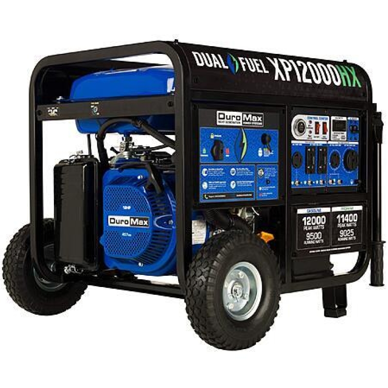 DuroMax XP12000HX Dual-Fuel Generator – $1,064.24 – 12kW Power for RV & Home