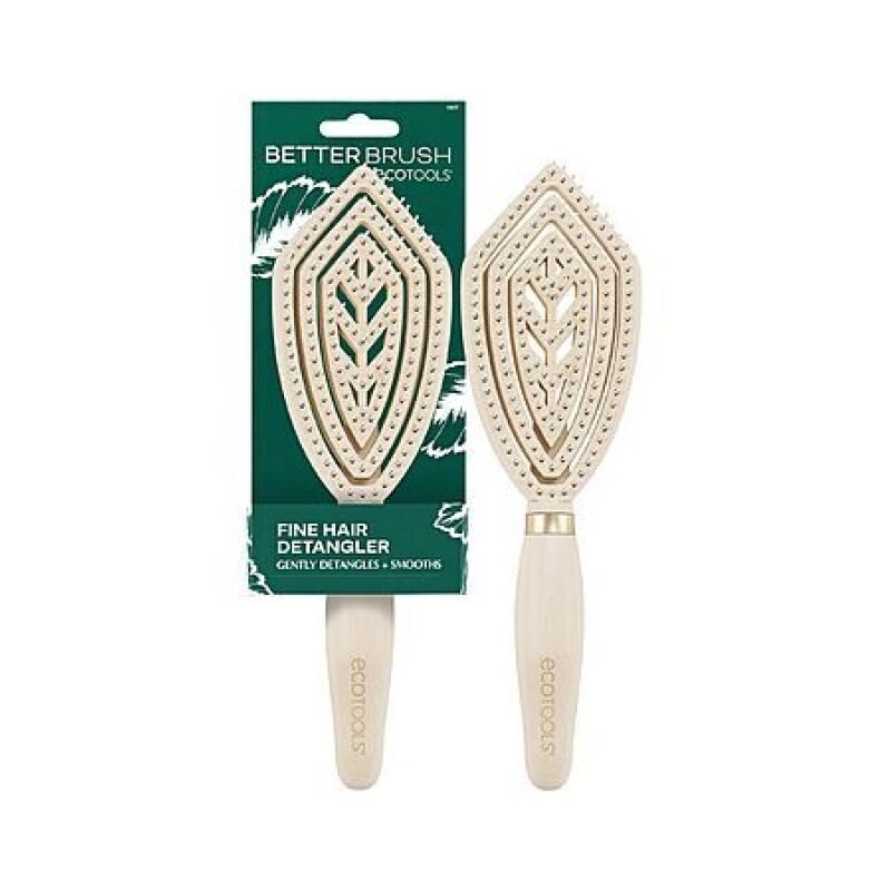 EcoTools Fine Hair Detangler Brush – Bamboo Handle, Vegan, 50% Off