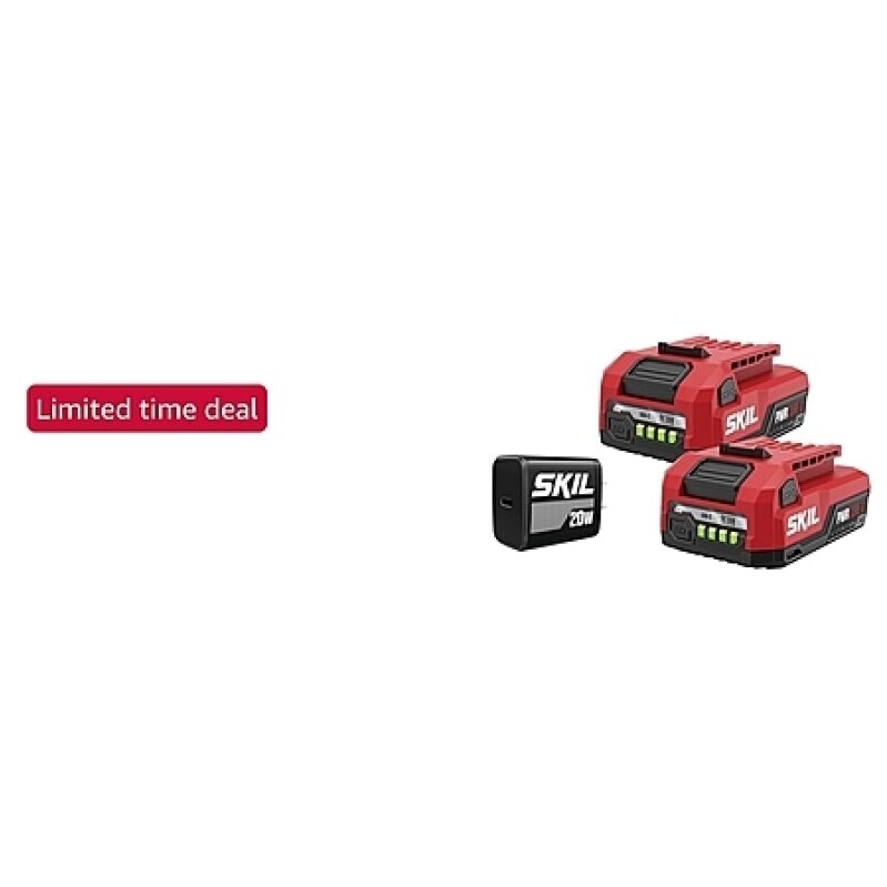 SKIL 12V Battery Pack (2) with USB‑C Charging – $49 Deal