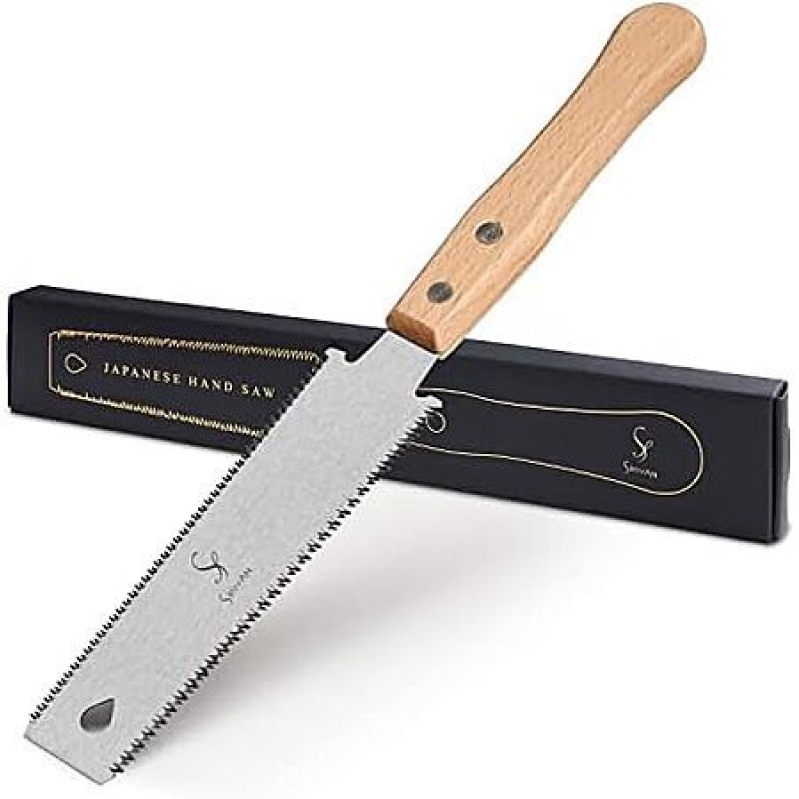 SHOVAN Double‑Edged Japanese Hand Saw – 11/17 TPI Flush Cut for $6.57