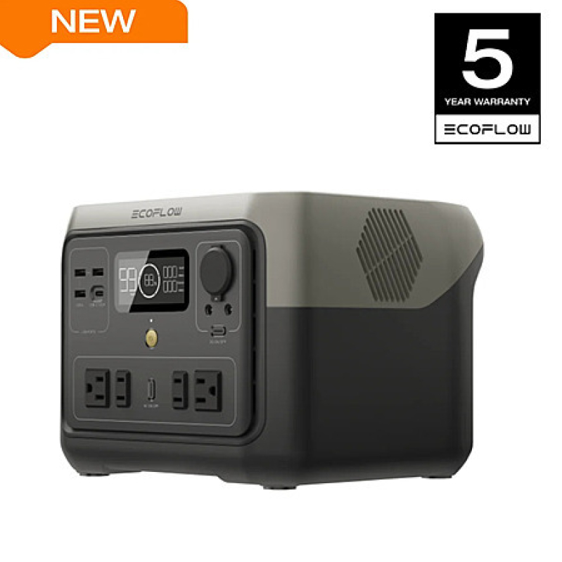 ECOFLOW 499Wh LiFePO4 Portable Power Station – $195 + Free Solar Panel