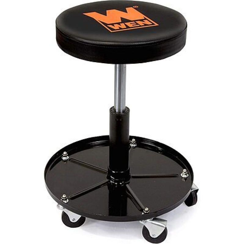 Wen Pneumatic Rolling Mechanic Stool – 300lb Capacity – $31.88 Deal