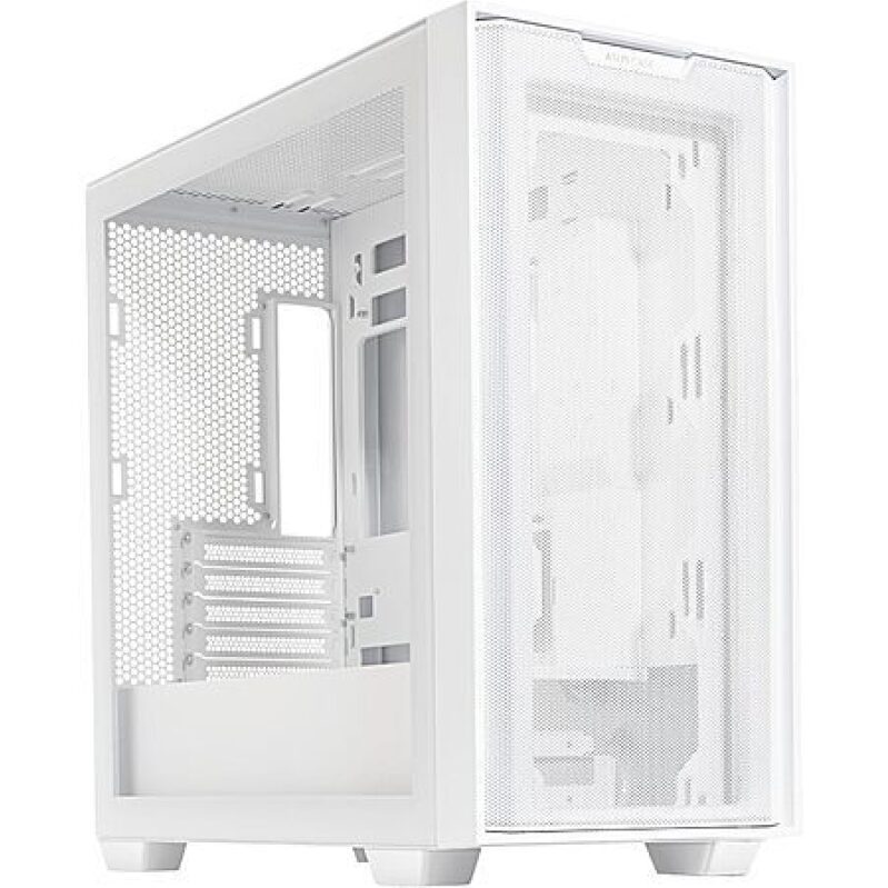 ASUS A21 White Micro ATX PC Case – $51.99 Deal, Supports 360mm Coolers & 380mm GPUs