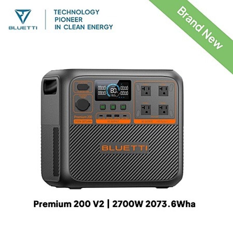 BLUETTI Premium 200 V2 Portable Power Station – 2073Wh, 2700W, $70 Off + Free Shipping