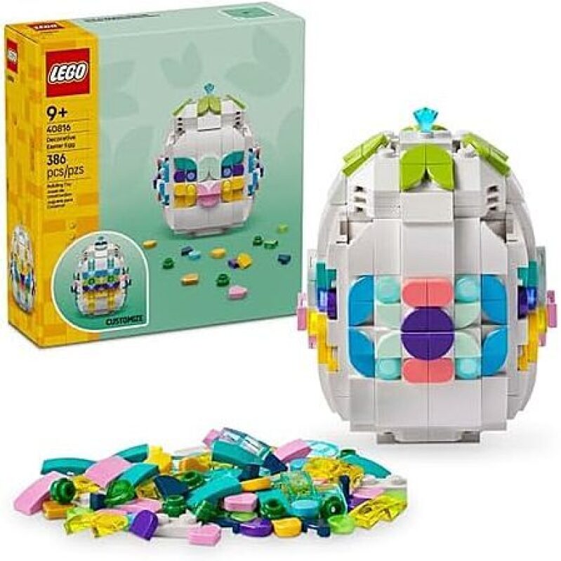 LEGO Seasonal Decorative Easter Egg – 386‑Piece Set at $16