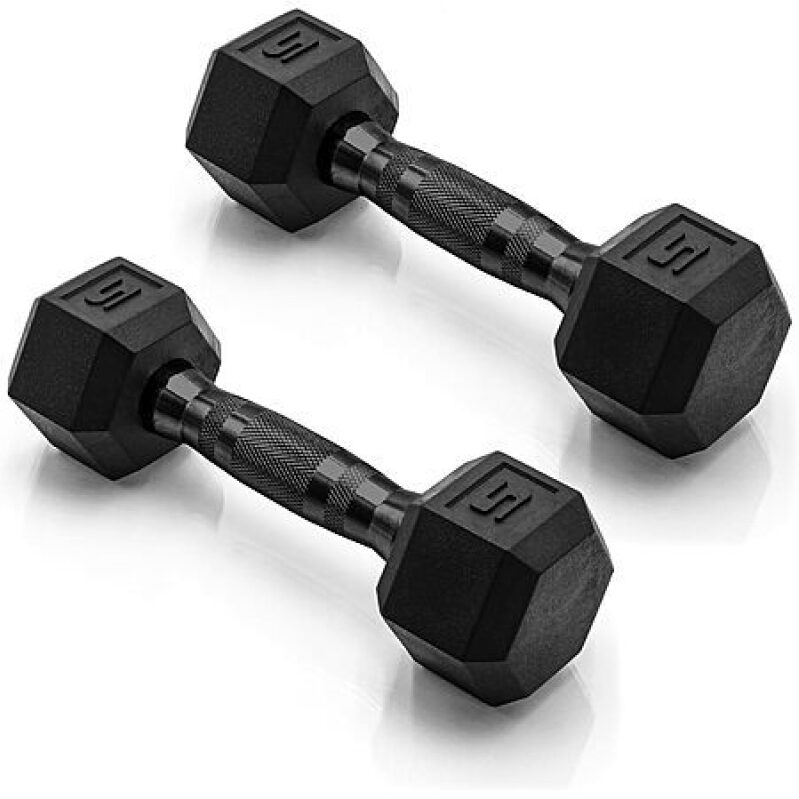 CAP Barbell Hex Dumbbell Pair – 8 lb & 5 lb Sets, Durable Coated Weights, $22 & $13.99 Deal