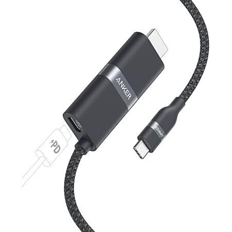 Anker Nano 3' USB‑C to HDMI Adapter w/ 140W PD – $9.99 Prime Deal