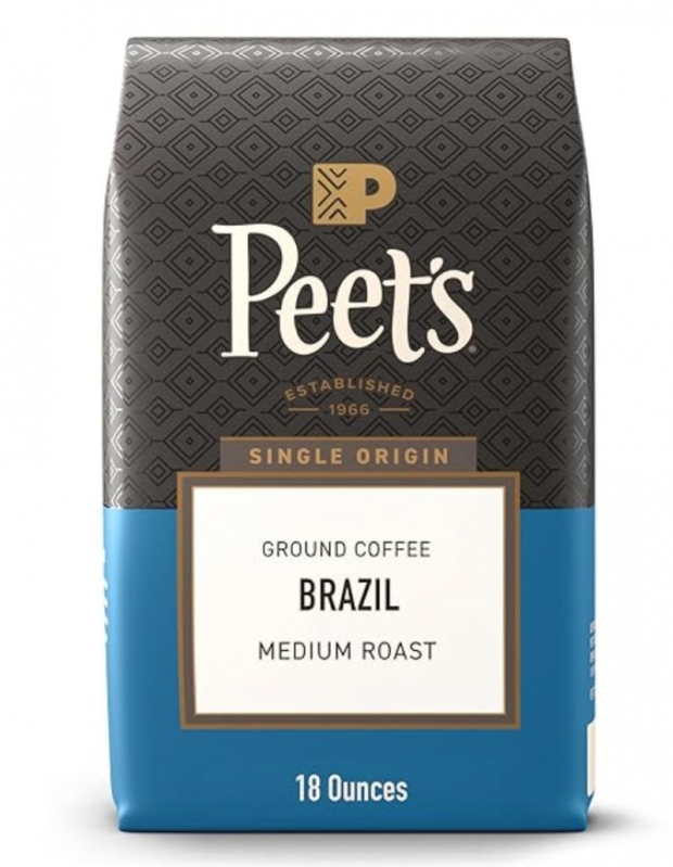 Peet's 18oz Medium Roast Ground Coffee – BOGO 50% Off, $8.91 per Bag