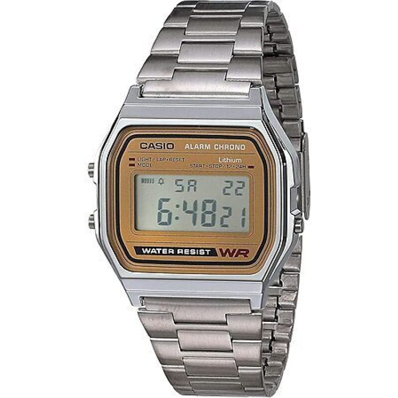 Casio 33mm Digital Quartz Watch – $22 Deal, Stainless Steel Band