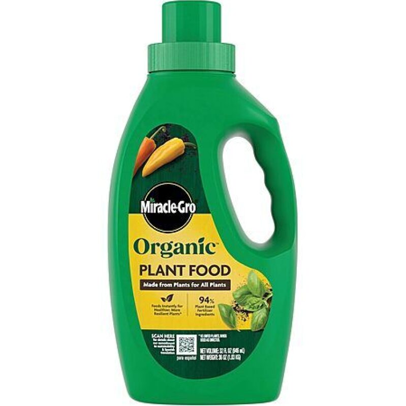 Miracle-Gro Organic Liquid Fertilizer 32‑oz – $0.35 Off with Subscribe & Save