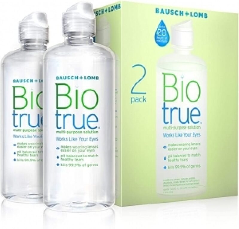Bausch + Lomb Biotrue Contact Lens Solution – 10 oz (2‑Pack) $10.14 Deal