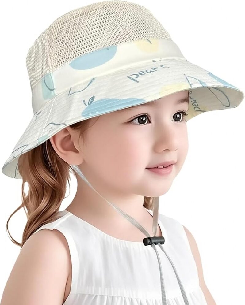 Baby Sun Hat – UPF 50+ Wide Brim, 50% Off – Perfect for Girls 3-8