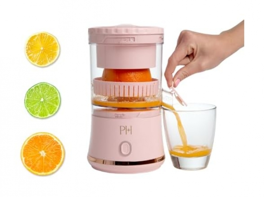 Paris Hilton Mini Cordless Citrus Juicer – USB Rechargeable, One-Touch, $17.99 (64% Off)