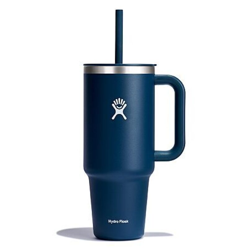 Hydro Flask 40‑oz Indigo Tumbler with Lid & Straw – $19.83 Deal