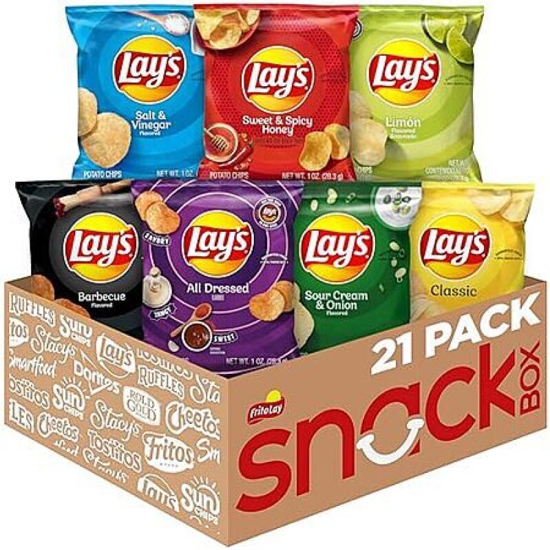 Lay's Variety Pack – 21 Small Bags, 7 Flavors, 2‑for‑$16.26 Deal