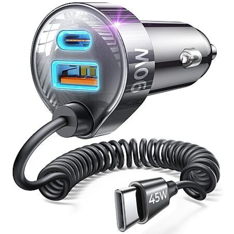 Lisen 35W PD + 30W QC Car Charger w/ 48