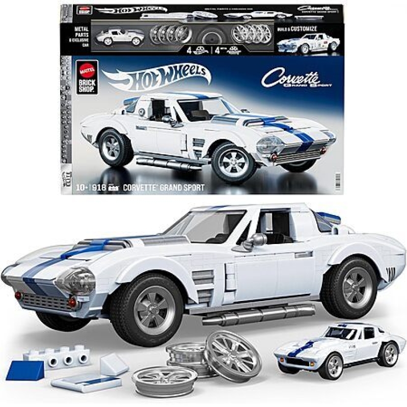 Hot Wheels Corvette Grand Sport 918-Piece Building Set – $31.99 Deal